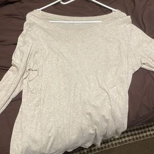 Tan long sleeve tunic